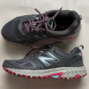 New Balance Women's Charcoal and Teal Athletic Shoes